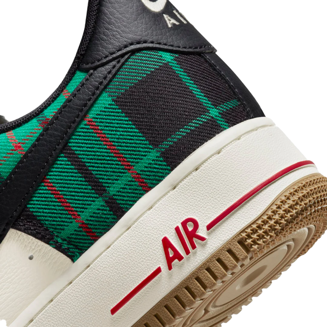 Nike Air Force 1 Low 07 LX Plaid Pale Ivory Stadium Green