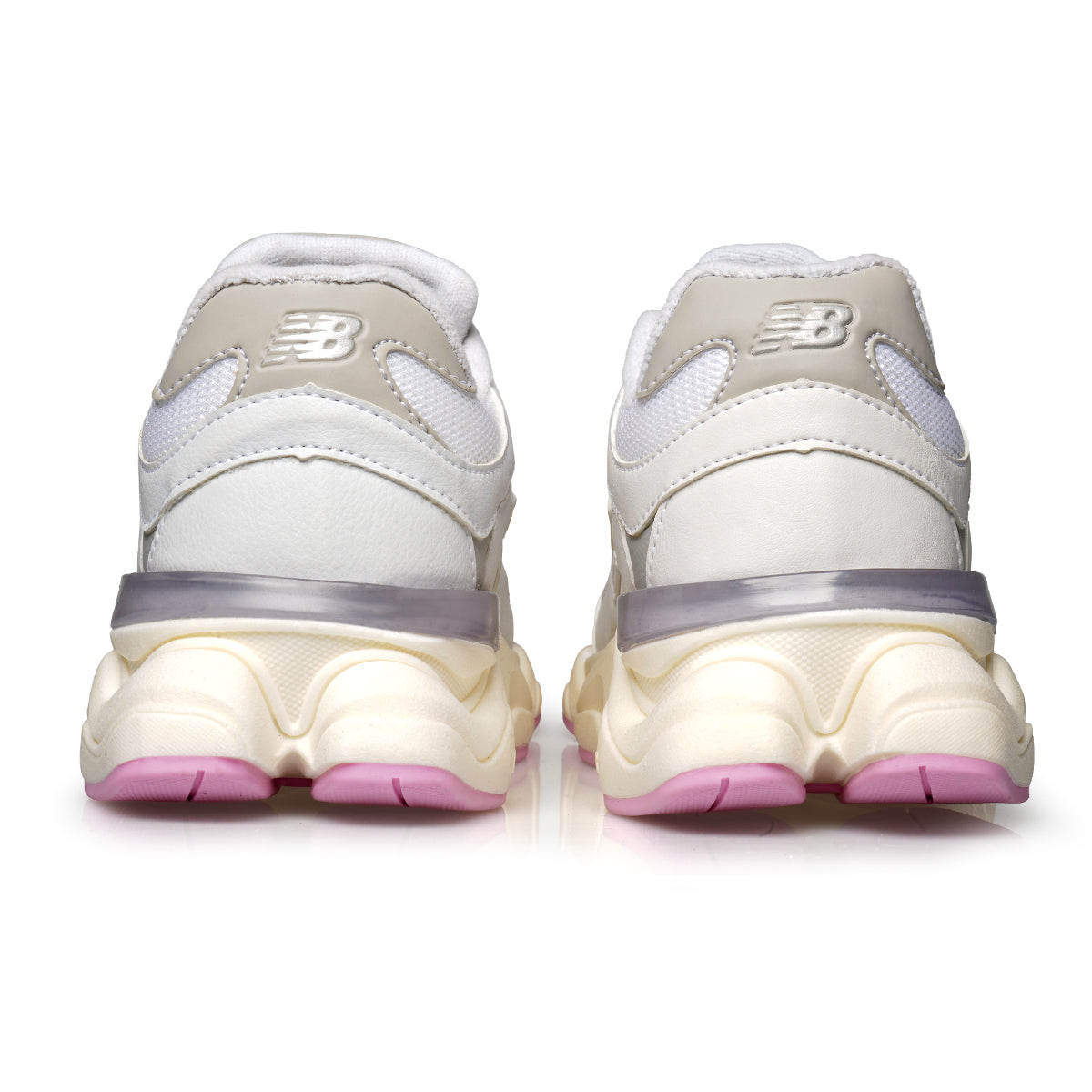 New balance 9060 (Branco/cinza/rosa bb)