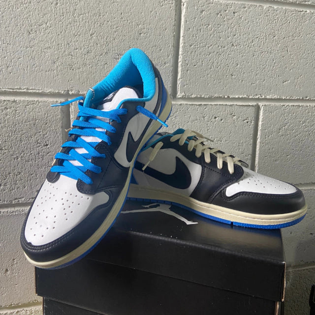 TÊNIS AIR JORDAN 1 TRAVIS SCOTT – AZUL BRANCO PRETO