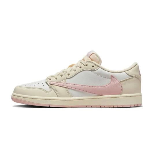 Travis Scott x Jordan 1 Retro Low Muslin Pink Sail Shy Pink