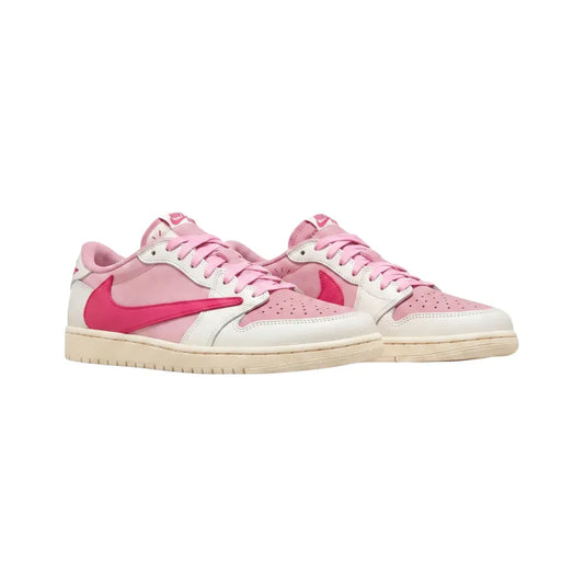 Travis Scott x Jordan 1 Retro Low Sail Tropical Pink