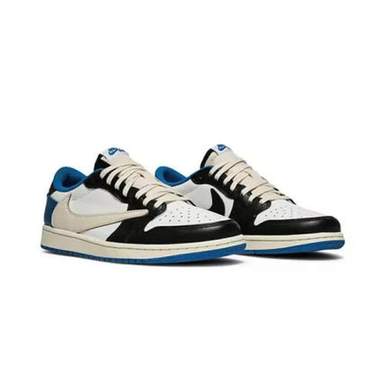 TÊNIS AIR JORDAN 1 TRAVIS SCOTT – AZUL BRANCO PRETO