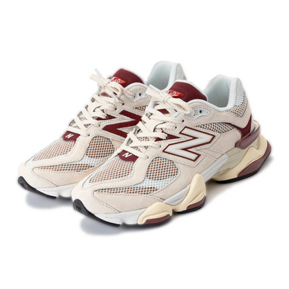 New Balance 9060 Linen Burgundy