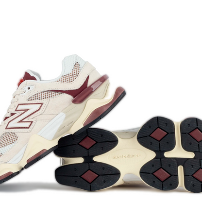 New Balance 9060 Linen Burgundy