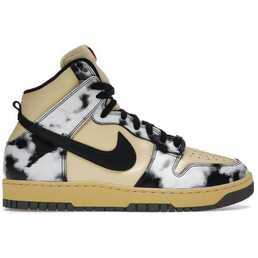 Nike Dunk High Black Acid Wash