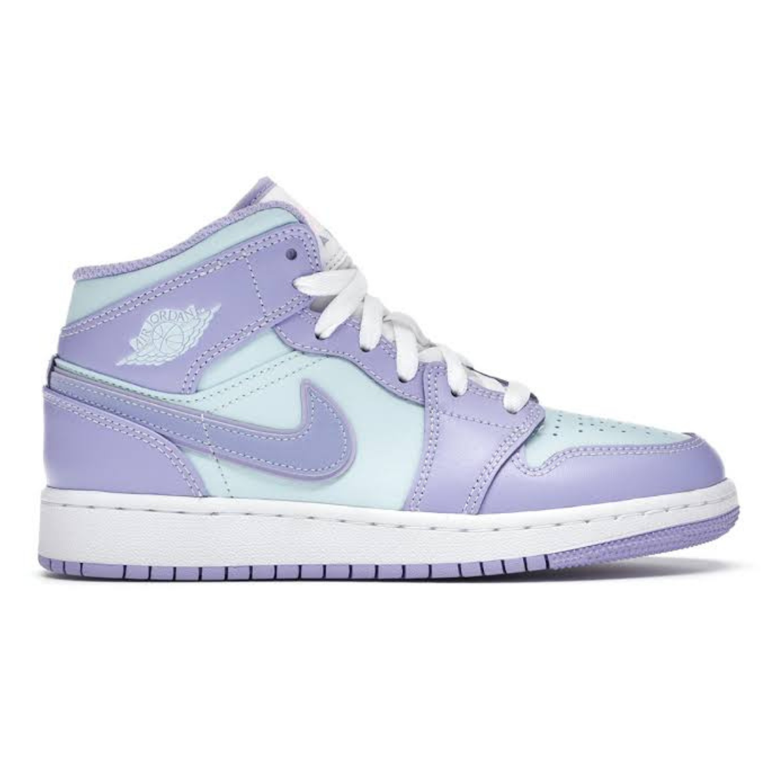 Jordan 1 Mid Purple Aqua