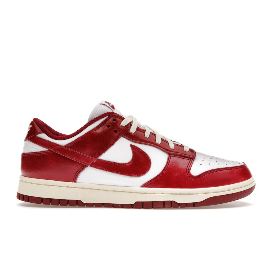Nike Dunk Low PRM Vintage Team Red