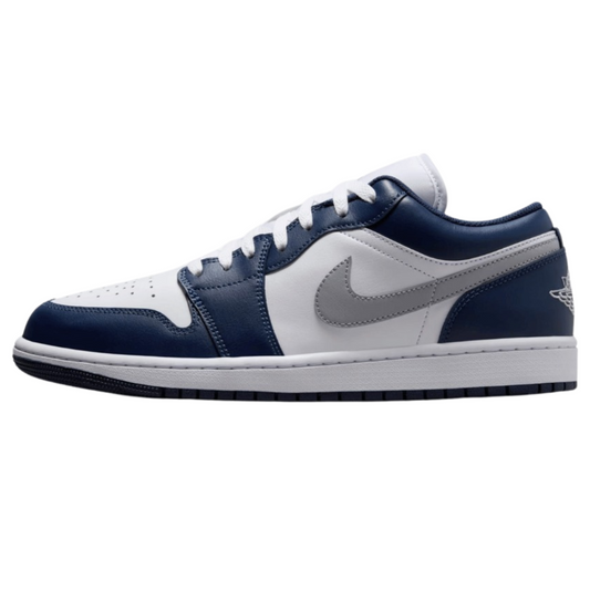 Jordan 1 Low Wolf Grey Midnight Navy