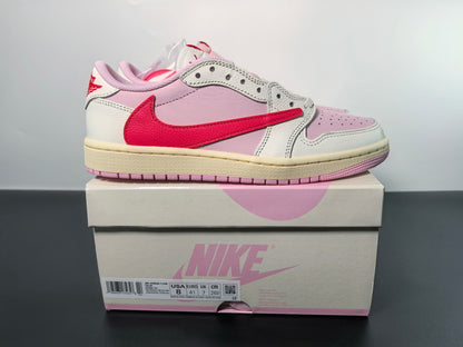Travis Scott x Jordan 1 Retro Low Sail Tropical Pink