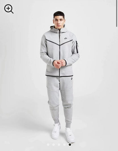 nike tech fleece cinza