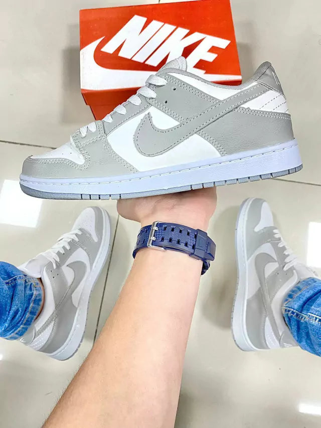 SB DUNK LOW cinza GREY FOG